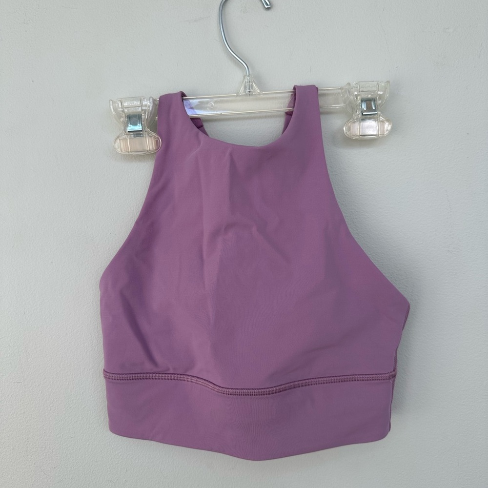 Lululemon Athletica high neck long line tough sports bra